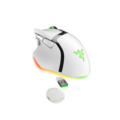 Elevate Your Game with the Razer Basilisk V3 Pro Wireless Gaming Mouse - Unmatched Precision and Customization in White