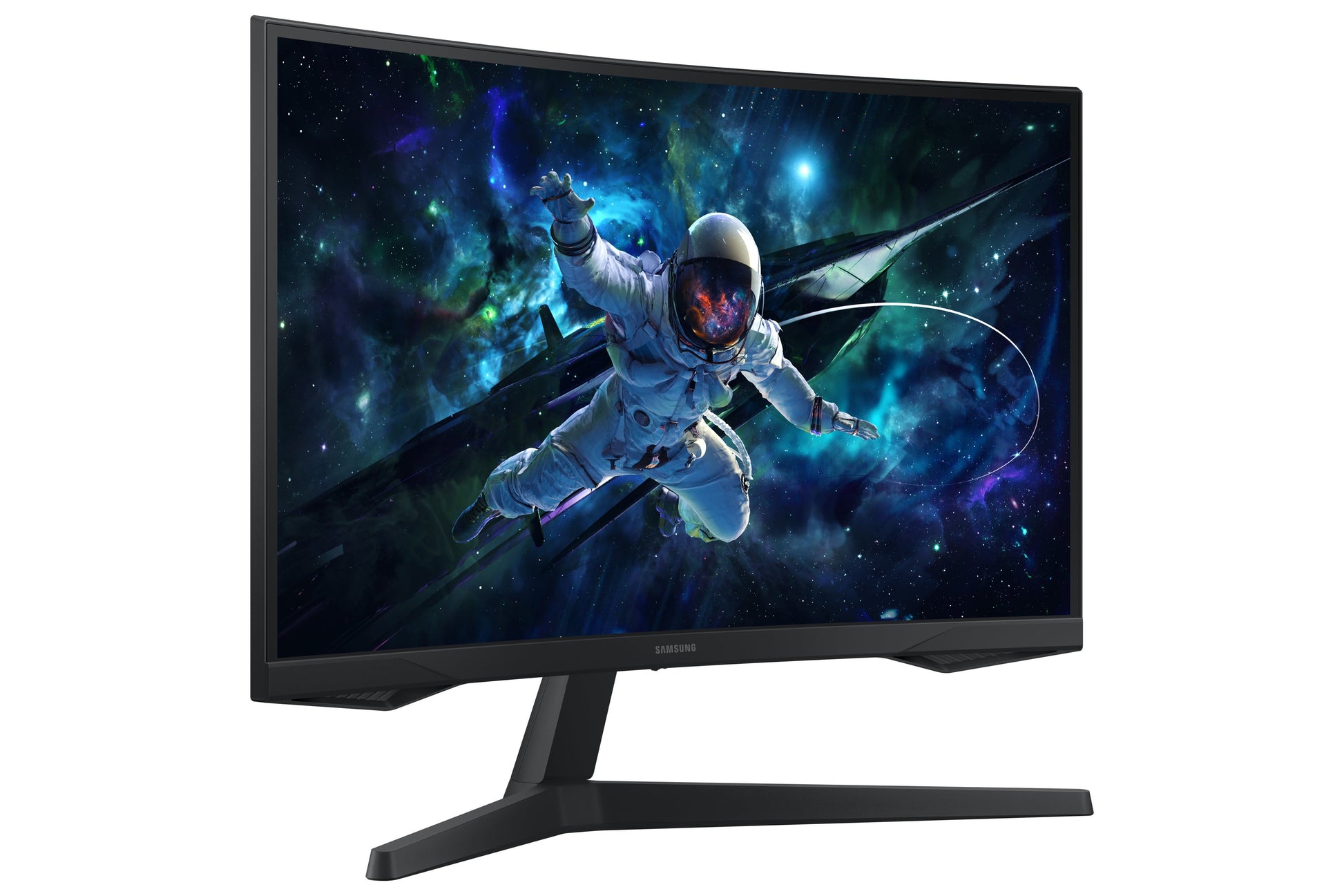 Immerse Yourself in Gaming with the 27” Odyssey G55C QHD Curved Monitor - 165Hz Refresh Rate & 1ms Response Time