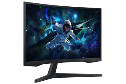 Immerse Yourself in Gaming with the 27” Odyssey G55C QHD Curved Monitor - 165Hz Refresh Rate & 1ms Response Time