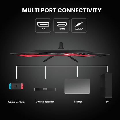 Experience Unmatched Gaming Performance with the Suevery 24" 200Hz IPS Monitor - FHD 1080P, Built-In Speakers, and Stunning Color Accuracy!