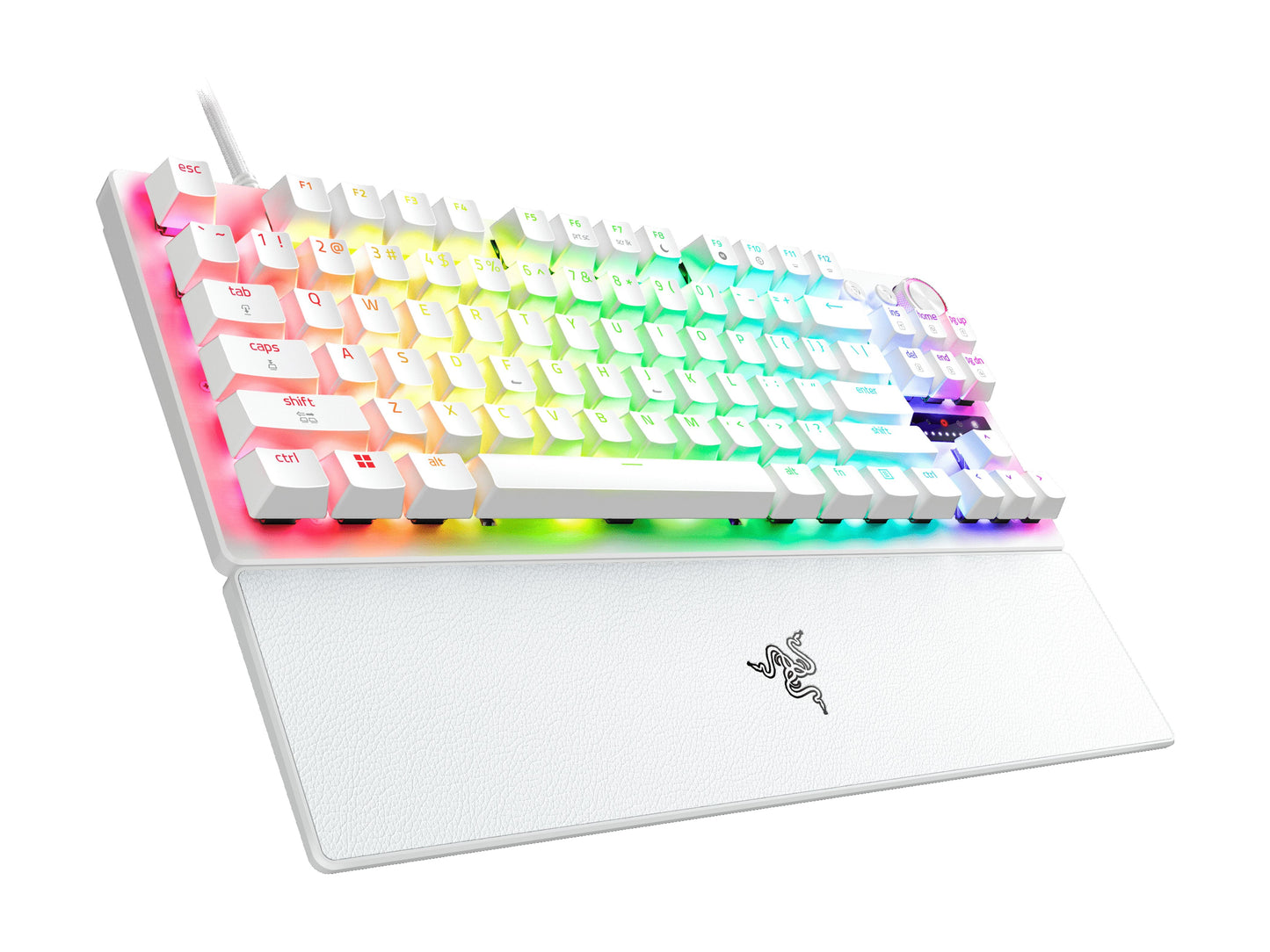Huntsman V3 Pro Tenkeyless 8Khz Analog Optical Esports PC Keyboard - White Edition