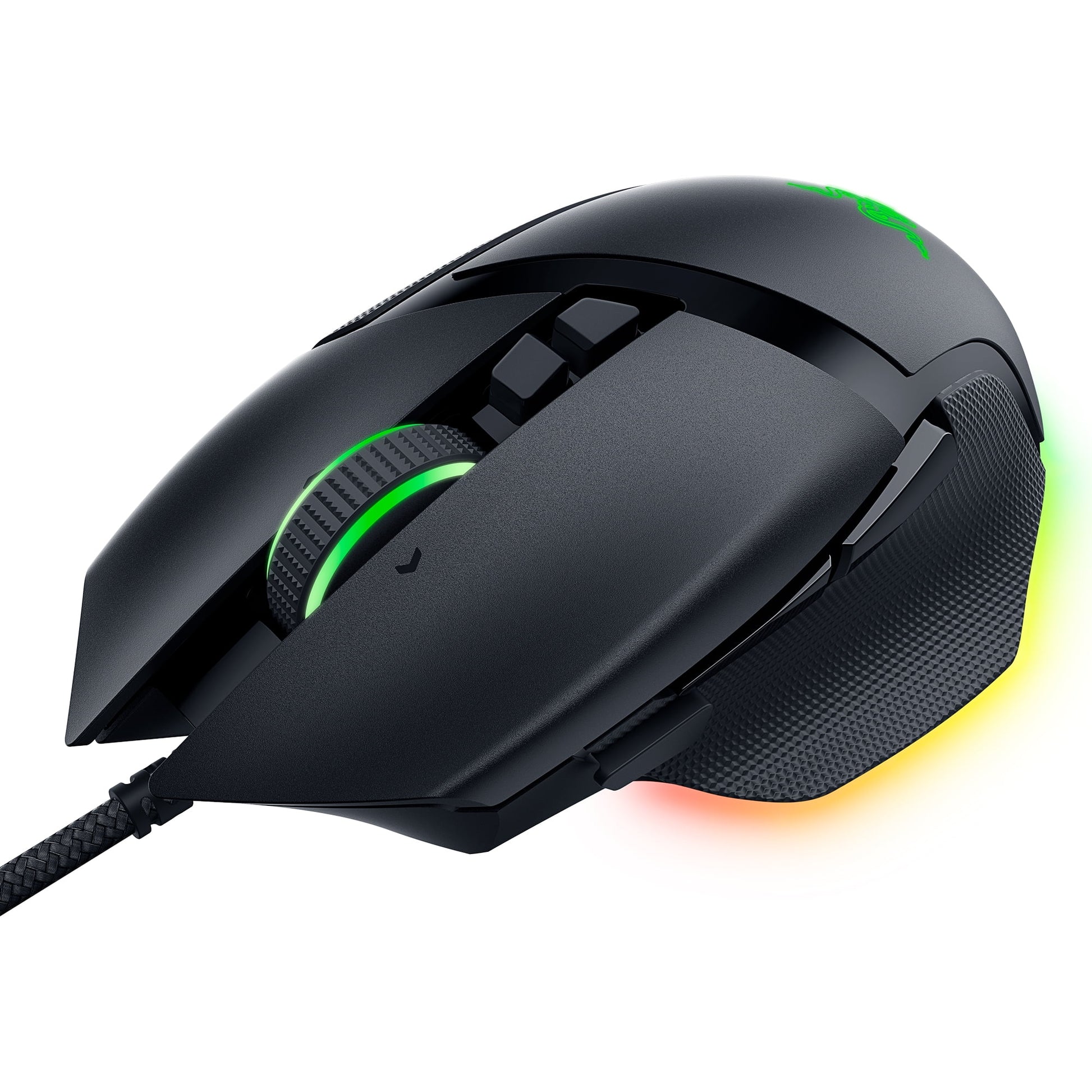 Basilisk V3 Customizable Ergonomic Wired PC Gaming Mouse, Chroma RGB, 26K Optical Sensor, Hyperscroll Tilt Wheel, Black