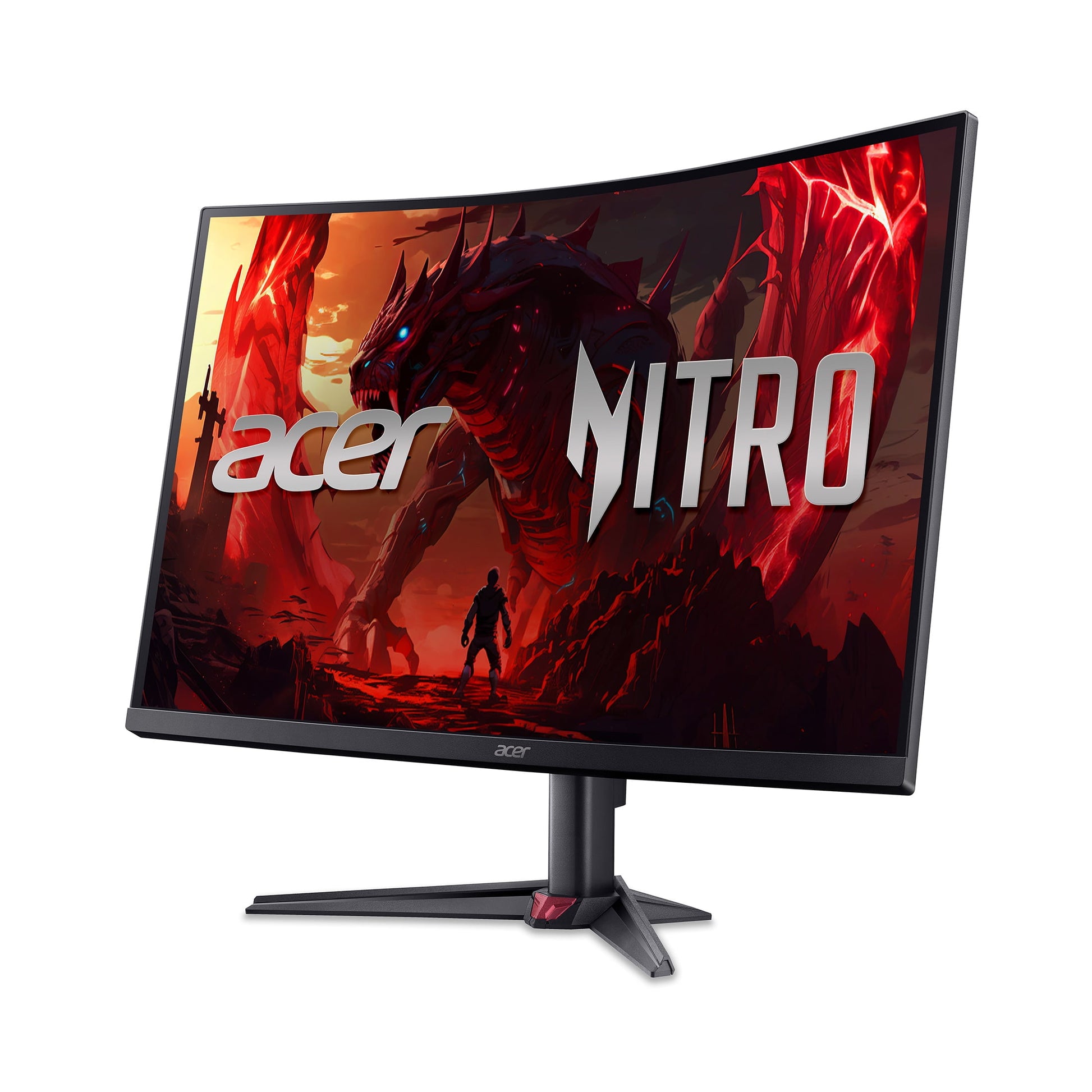 Elevate Your Gaming Experience with the Acer Nitro 31.5" Curved WQHD 180Hz Monitor - Stunning Clarity and Fluid Motion