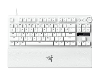 Huntsman V3 Pro Tenkeyless 8Khz Analog Optical Esports PC Keyboard - White Edition