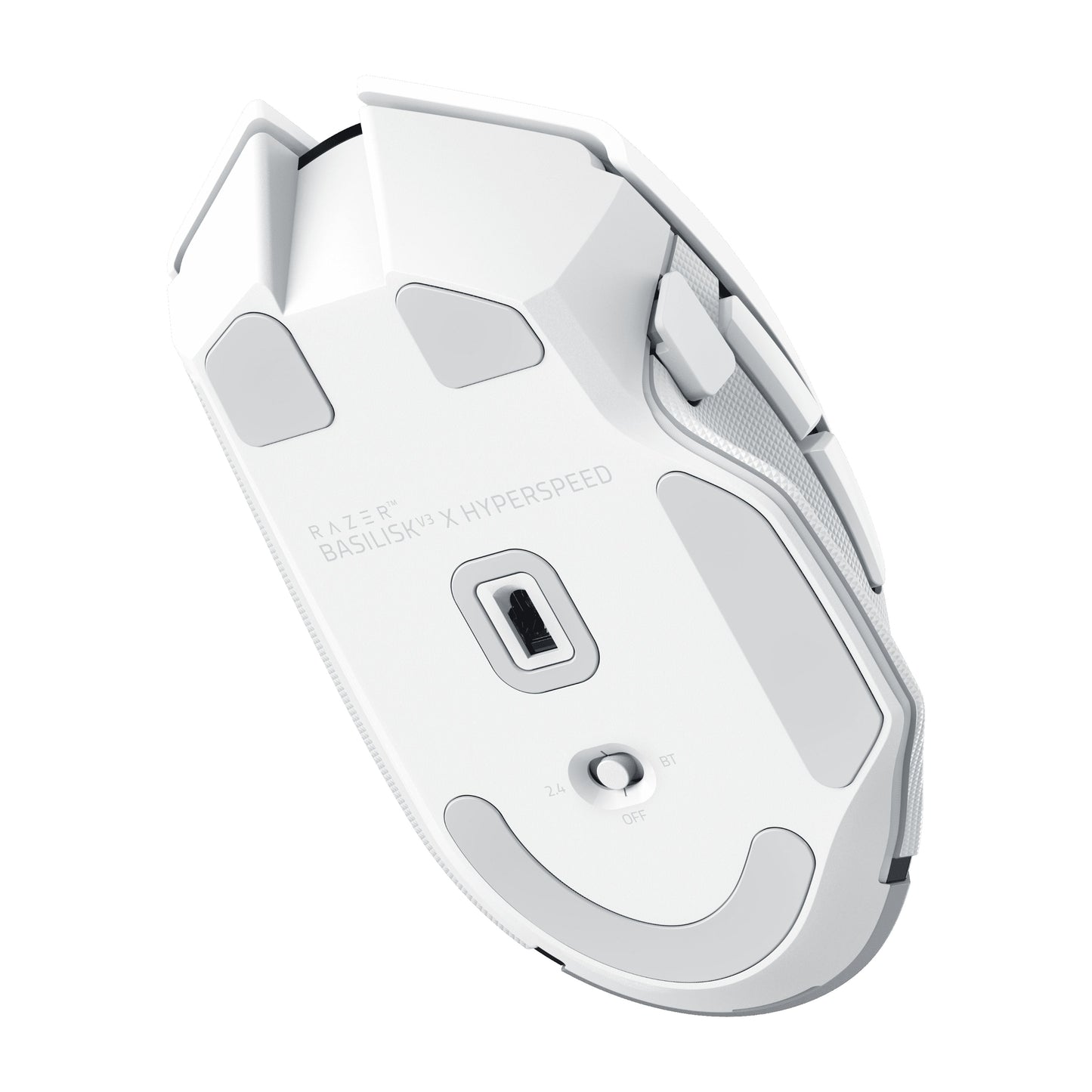 Basilisk V3 X Hyperspeed RBG Optical Bluetooth Gaming Mice, White