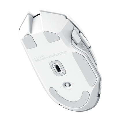 Basilisk V3 X Hyperspeed RBG Optical Bluetooth Gaming Mice, White
