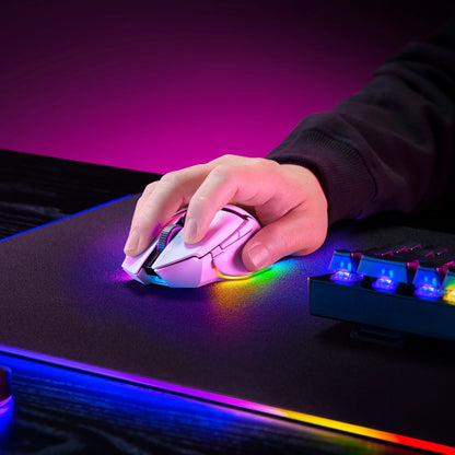 Elevate Your Game with the Razer Basilisk V3 Pro Wireless Gaming Mouse - Unmatched Precision and Customization in White