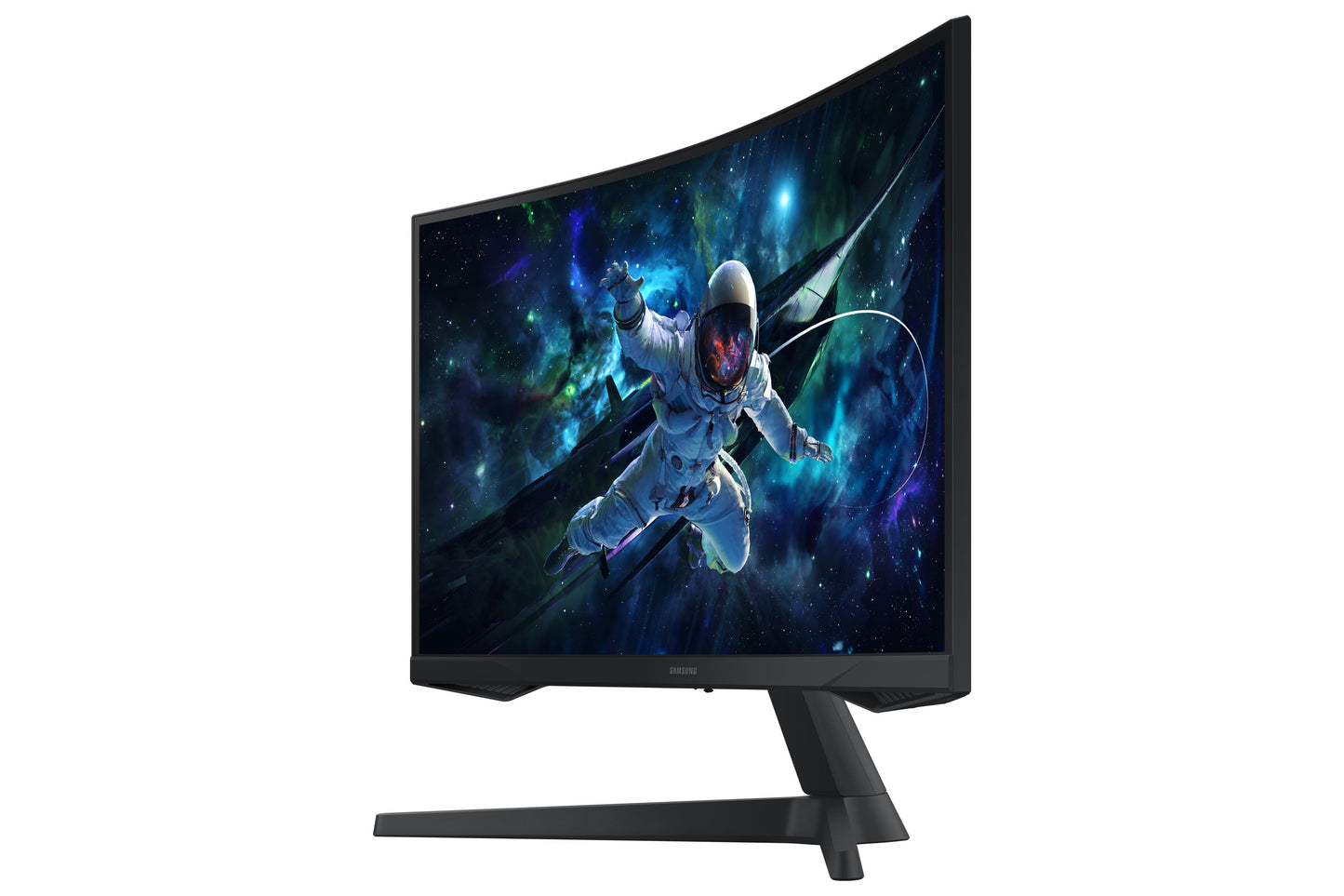 Immerse Yourself in Gaming with the 27” Odyssey G55C QHD Curved Monitor - 165Hz Refresh Rate & 1ms Response Time