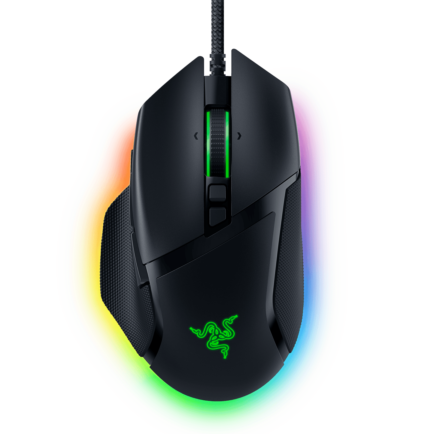 Basilisk V3 Customizable Ergonomic Wired PC Gaming Mouse, Chroma RGB, 26K Optical Sensor, Hyperscroll Tilt Wheel, Black