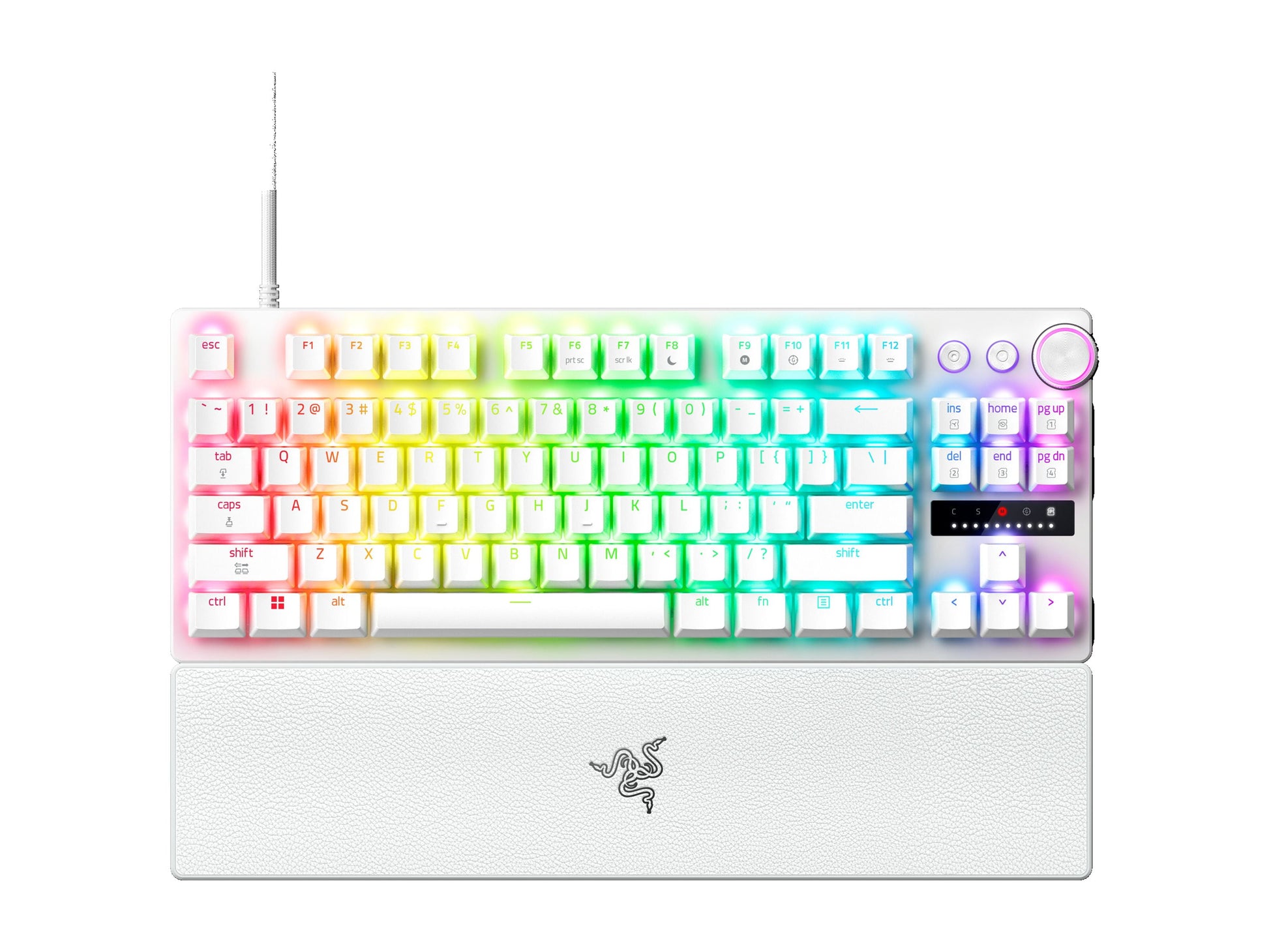 Huntsman V3 Pro Tenkeyless 8Khz Analog Optical Esports PC Keyboard - White Edition