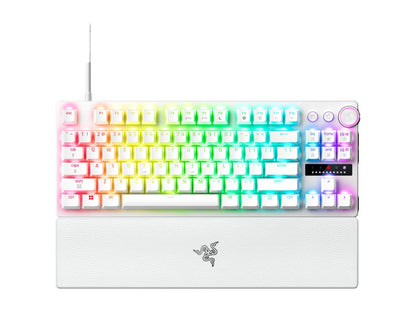 Huntsman V3 Pro Tenkeyless 8Khz Analog Optical Esports PC Keyboard - White Edition