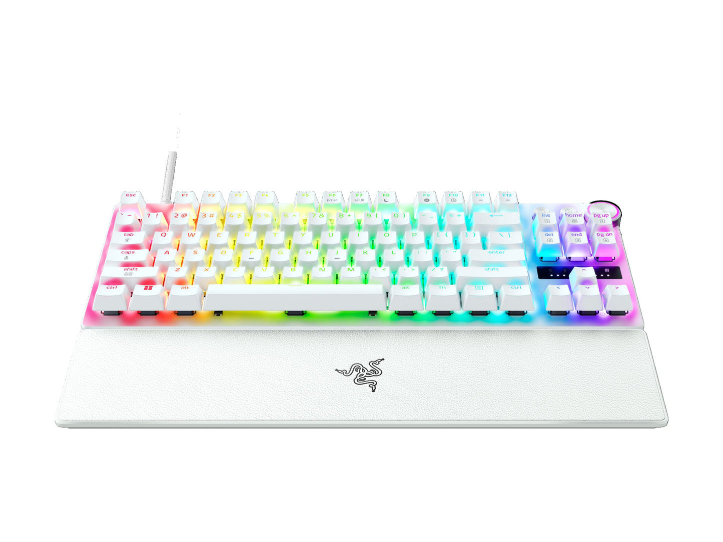 Huntsman V3 Pro Tenkeyless 8Khz Analog Optical Esports PC Keyboard - White Edition