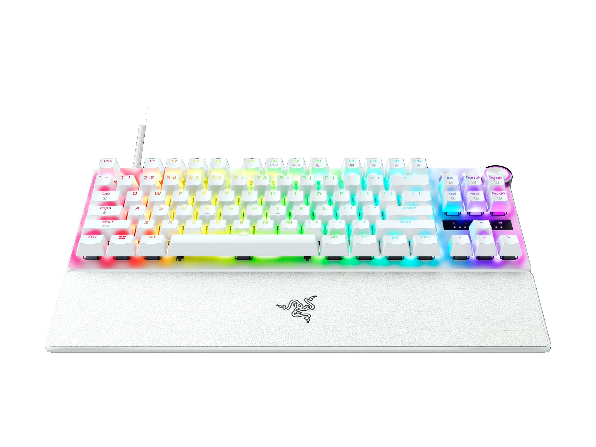 Huntsman V3 Pro Tenkeyless 8Khz Analog Optical Esports PC Keyboard - White Edition