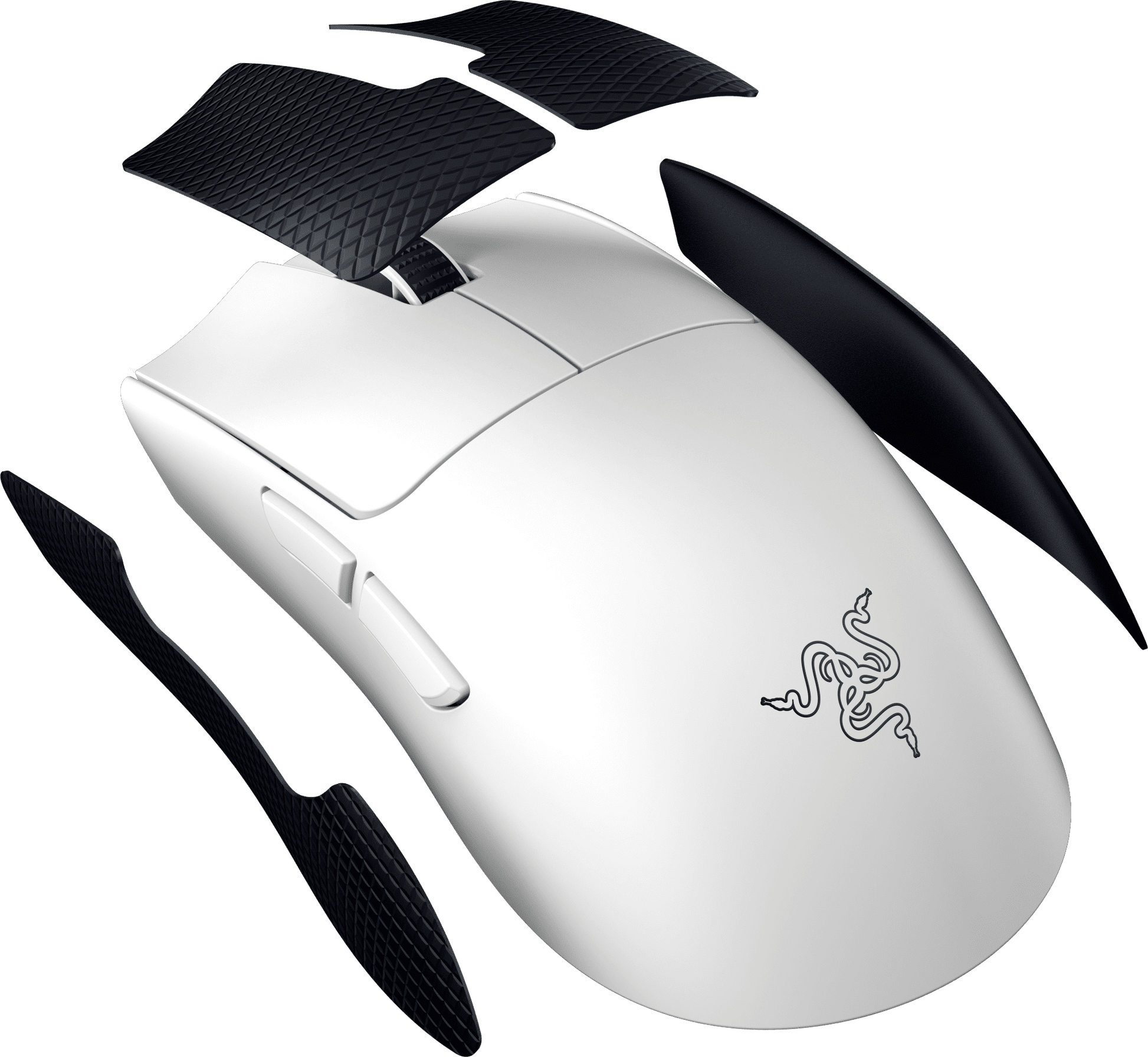 Viper V3 Pro Lightweight USB Wireless Symmetrical Esports Gaming Mouse, 2.4Ghz, 55G, White