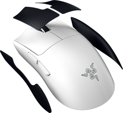 Viper V3 Pro Lightweight USB Wireless Symmetrical Esports Gaming Mouse, 2.4Ghz, 55G, White