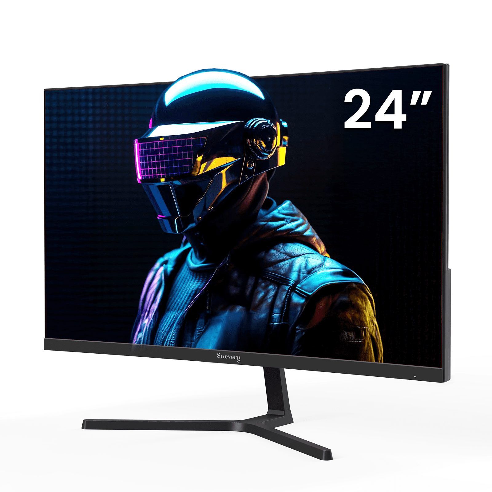Experience Unmatched Gaming Performance with the Suevery 24" 200Hz IPS Monitor - FHD 1080P, Built-In Speakers, and Stunning Color Accuracy!
