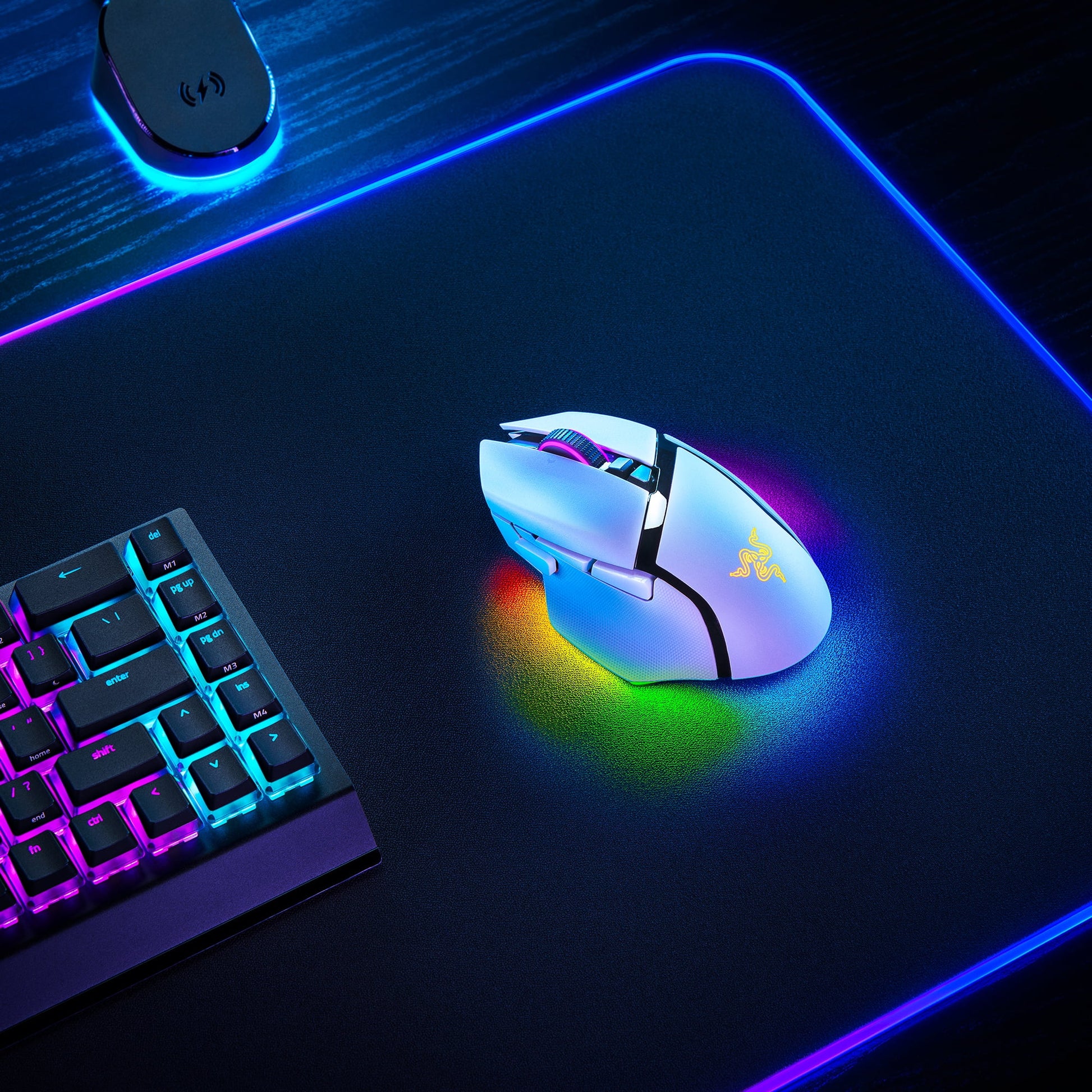 Elevate Your Game with the Razer Basilisk V3 Pro Wireless Gaming Mouse - Unmatched Precision and Customization in White