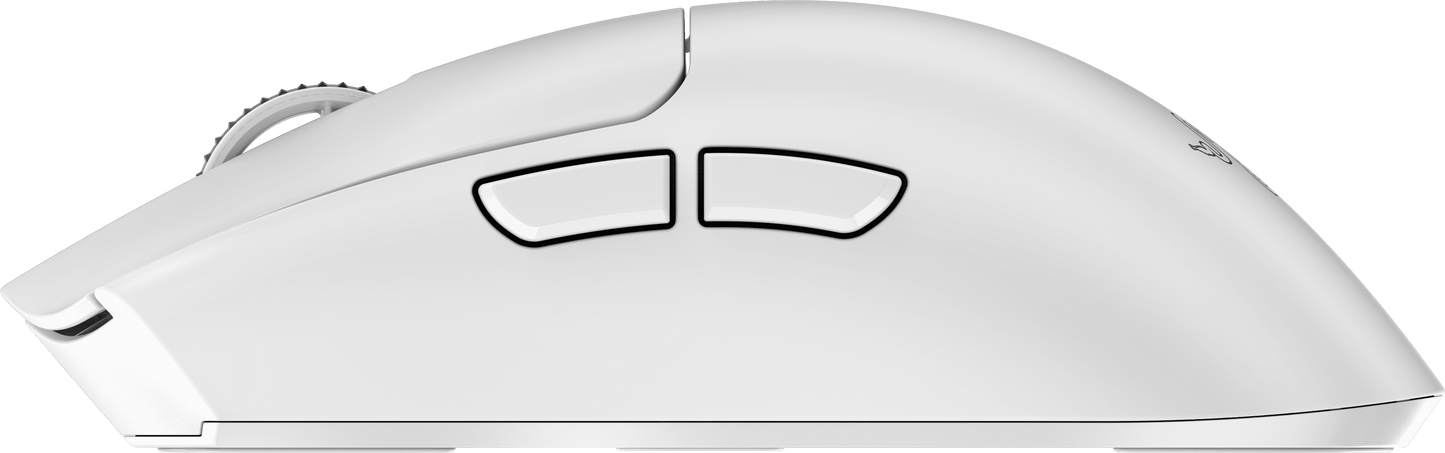 Viper V3 Pro Lightweight USB Wireless Symmetrical Esports Gaming Mouse, 2.4Ghz, 55G, White