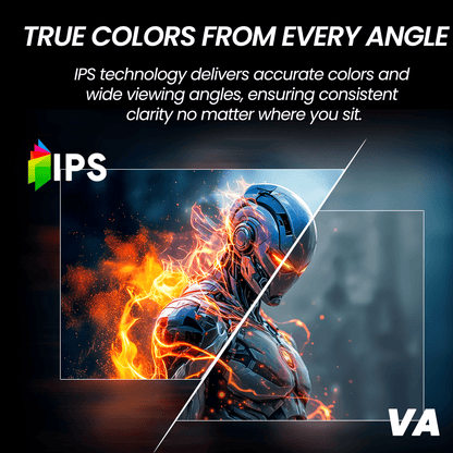 Experience Unmatched Gaming Performance with the Suevery 24" 200Hz IPS Monitor - FHD 1080P, Built-In Speakers, and Stunning Color Accuracy!