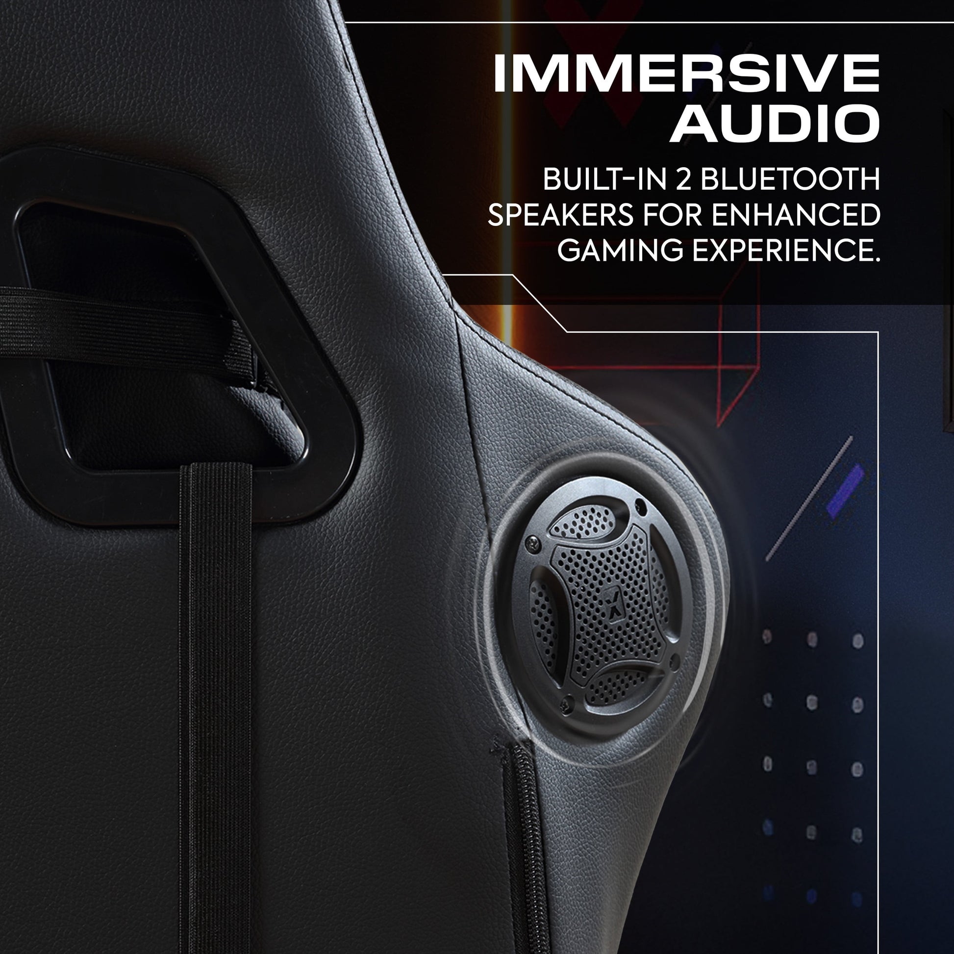 Ultimate Comfort with the Honeycomb Black Faux Leather Gaming Chair - Ergonomic Design for Gamers and Professionals