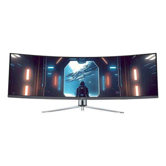 Immerse Yourself in Gaming with the 49" Curved Dual FHD Monitor - Stunning 3840 x 1080 Resolution and 144Hz Refresh Rate
